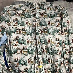 Holiday button down shirt